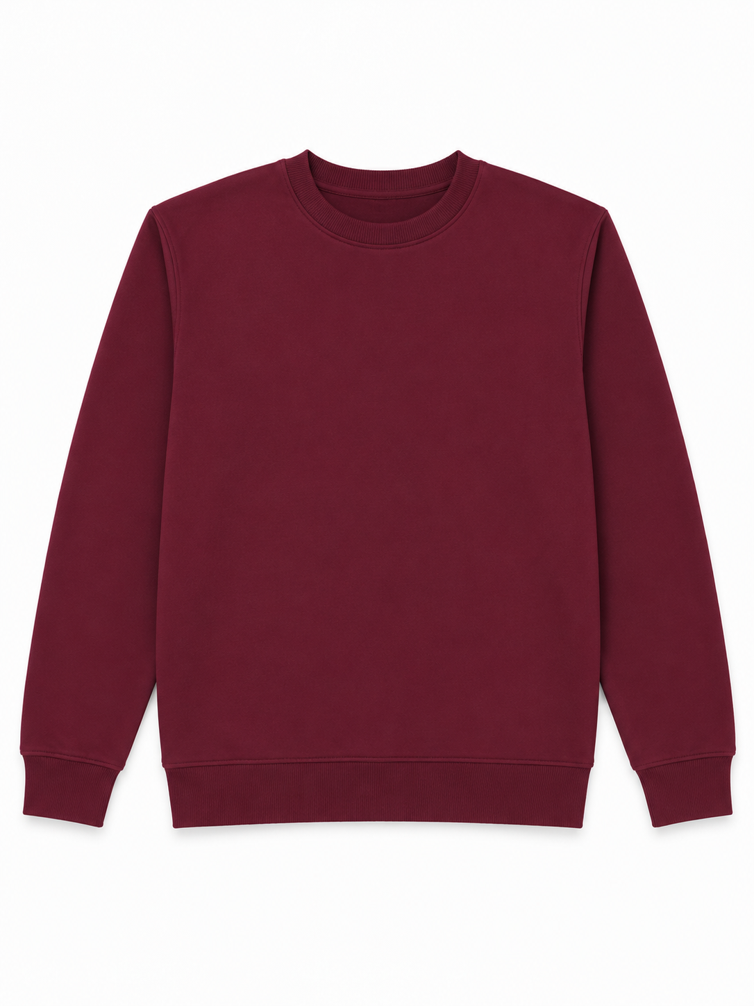 Premium Cotton Crewneck Sweatshirt | Plain Sweatshirt