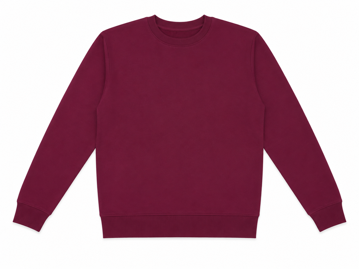 Premium Cotton Crewneck Sweatshirt | Plain Sweatshirt