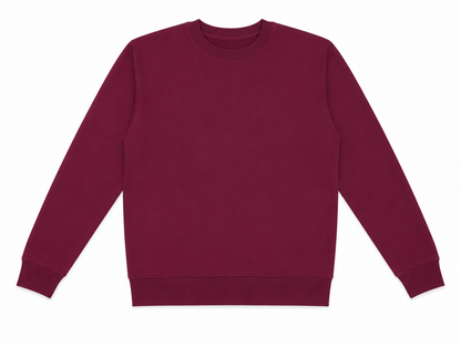 Premium Cotton Crewneck Sweatshirt | Plain Sweatshirt