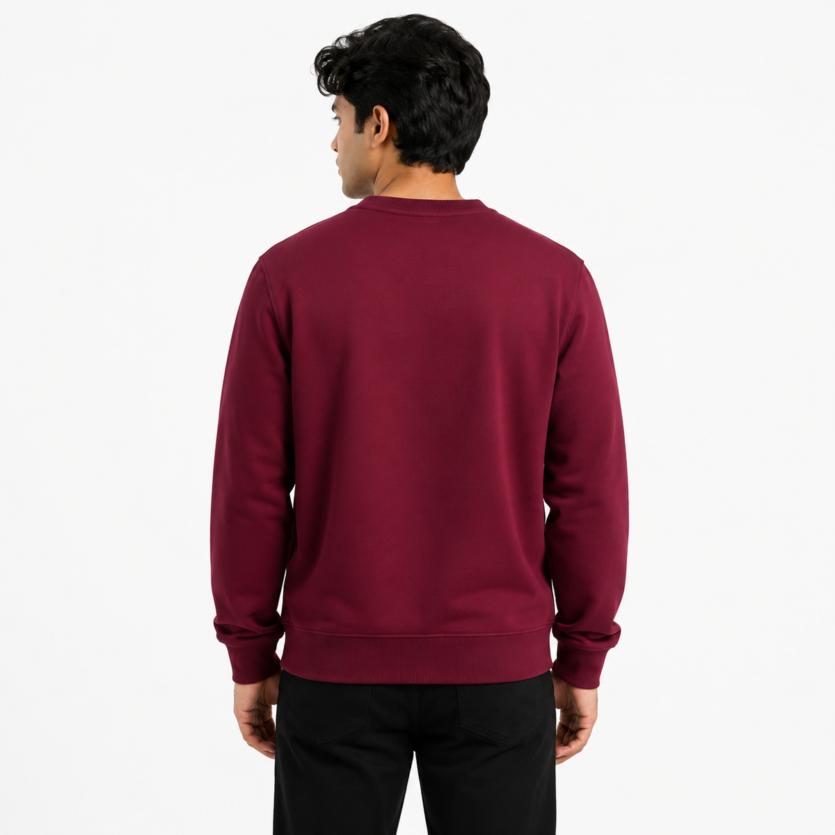 Premium Cotton Crewneck Sweatshirt | Plain Sweatshirt