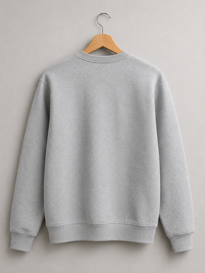 Premium Cotton Crewneck Sweatshirt | Plain Sweatshirt