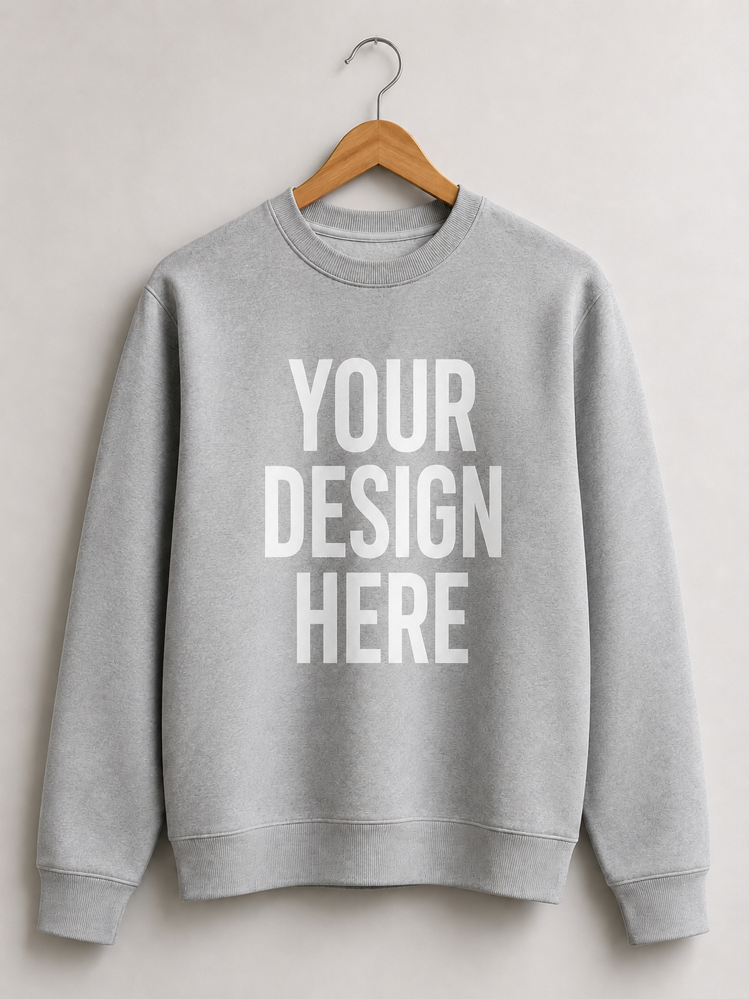 Premium Cotton Custom Sweatshirt | Personalized  Crewneck Sweatshirt