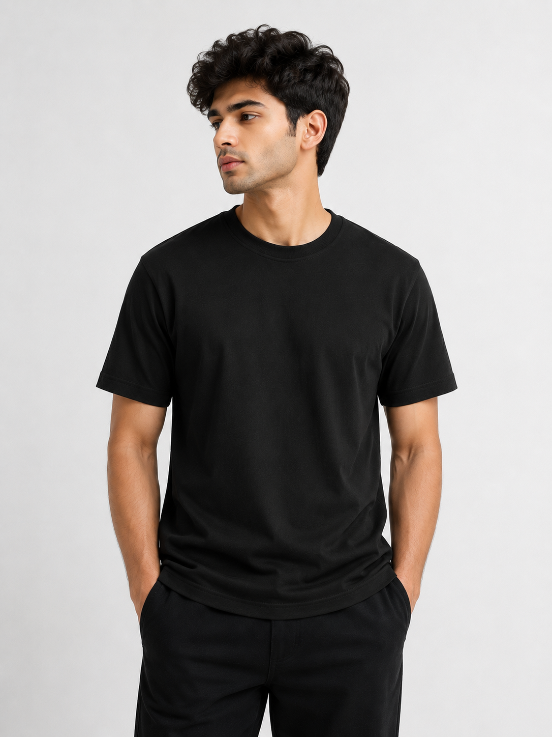 Plain Regular Bio Wash T-Shirt