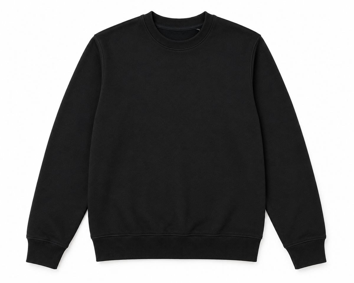 Premium Cotton Crewneck Sweatshirt | Plain Sweatshirt