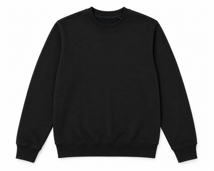 Premium Cotton Crewneck Sweatshirt | Plain Sweatshirt