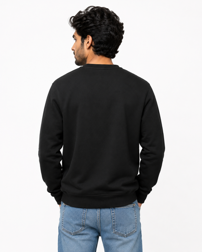 Premium Cotton Crewneck Sweatshirt | Plain Sweatshirt