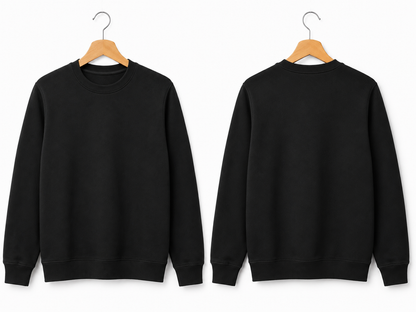 Premium Cotton Crewneck Sweatshirt | Plain Sweatshirt