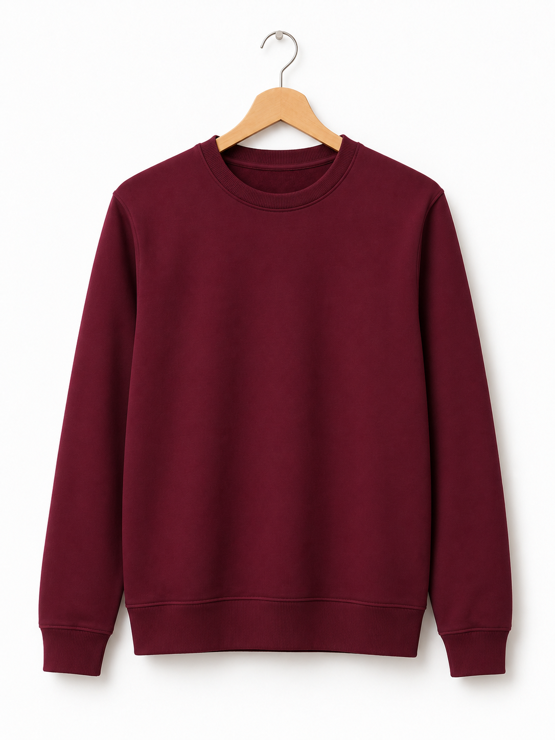 Premium Cotton Crewneck Sweatshirt | Plain Sweatshirt