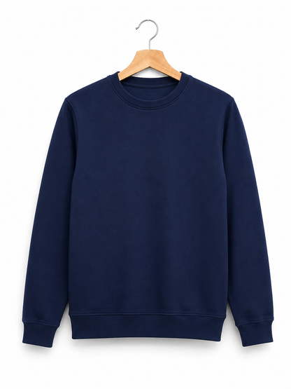 Premium Cotton Crewneck Sweatshirt | Plain Sweatshirt