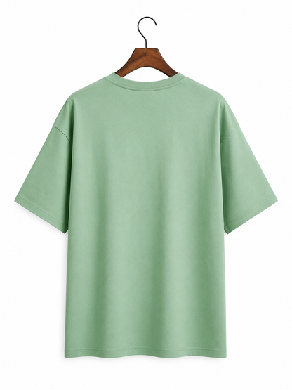 Premium  Plain Oversized Cotton French Terry T-Shirt | Bio Wash