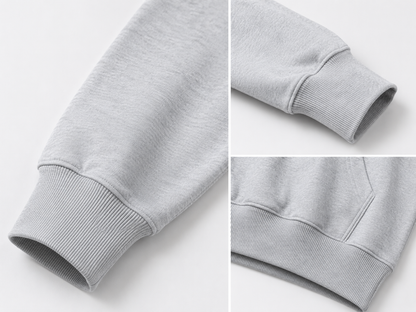 Premium Plain Cotton Pullover Hoodie | Winter Essential