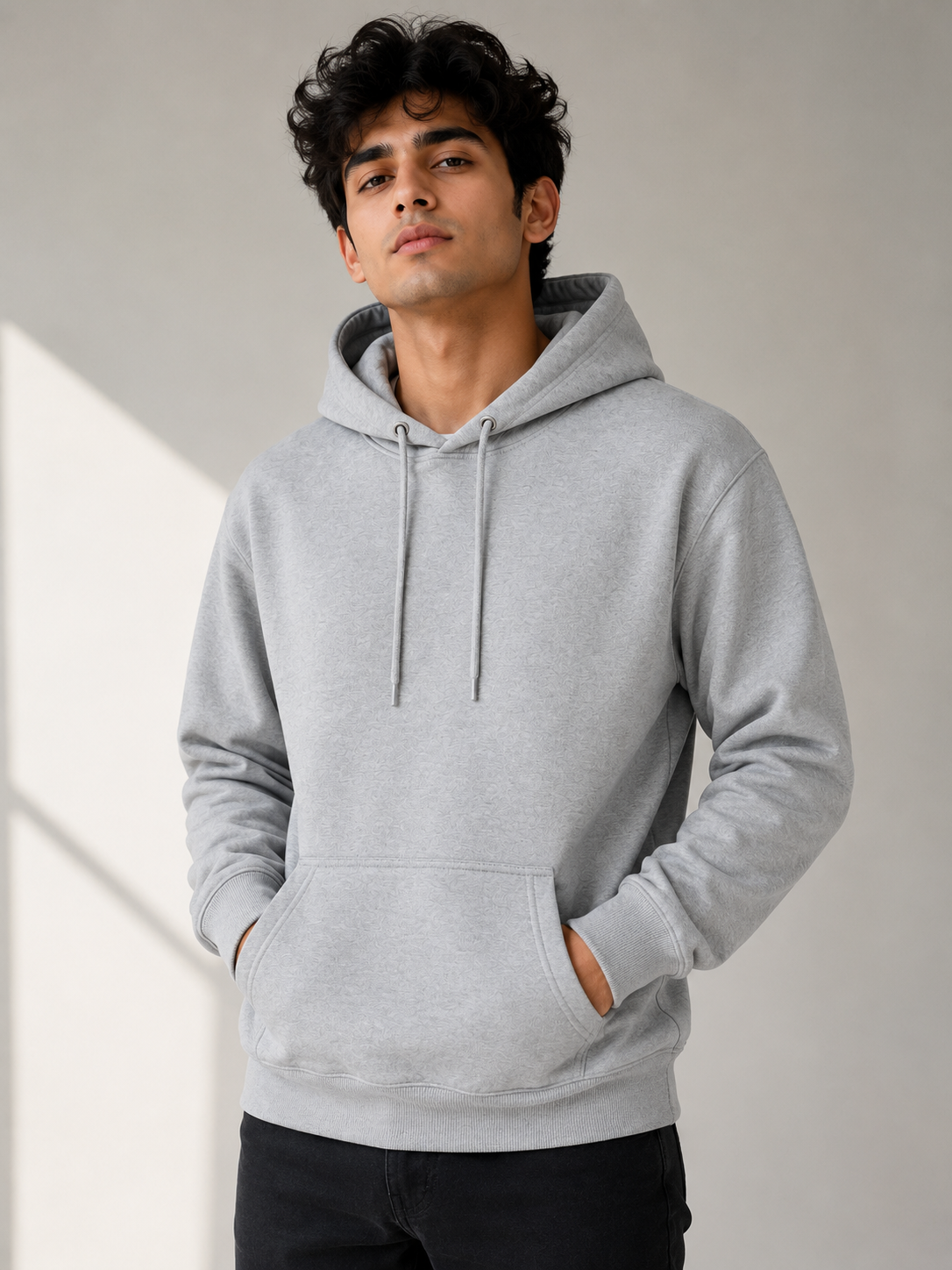 Premium Plain Cotton Pullover Hoodie | Winter Essential