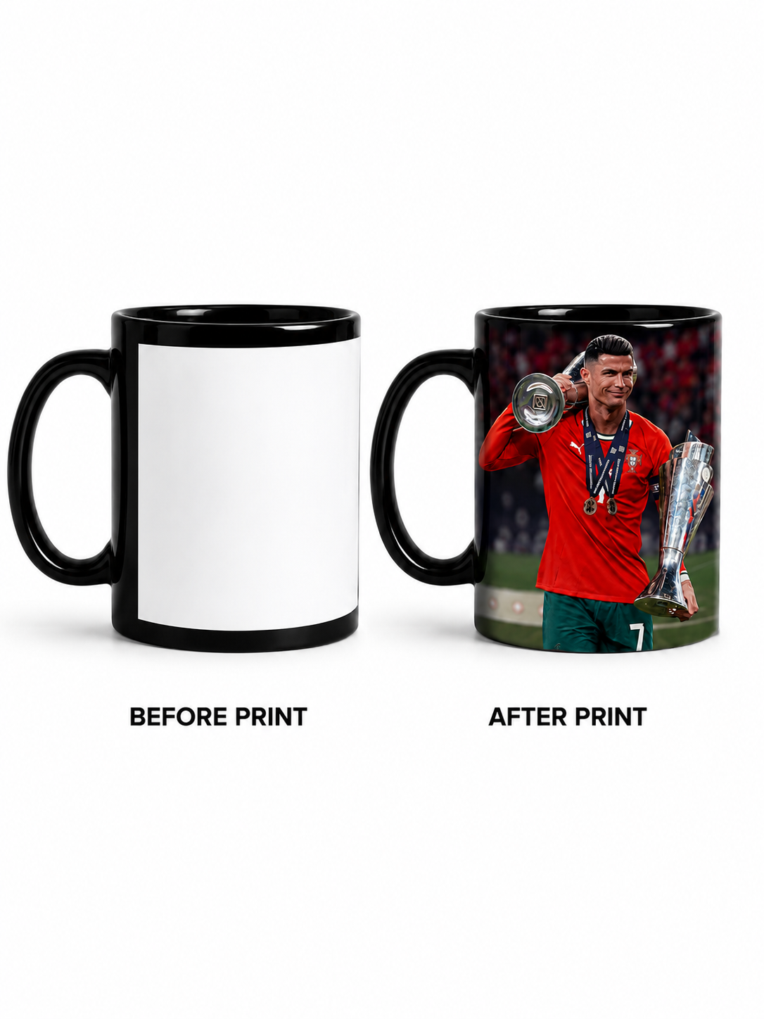 Premium Patch Mug 330ml | Personalized Photo & Name Print | Ceramic Coffee Mug