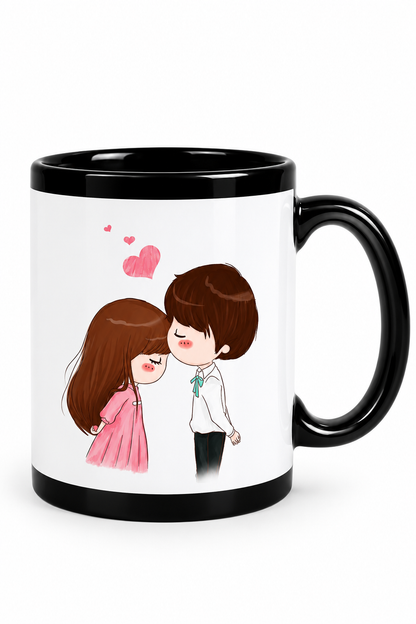 Premium Patch Mug 330ml | Personalized Photo & Name Print | Ceramic Coffee Mug