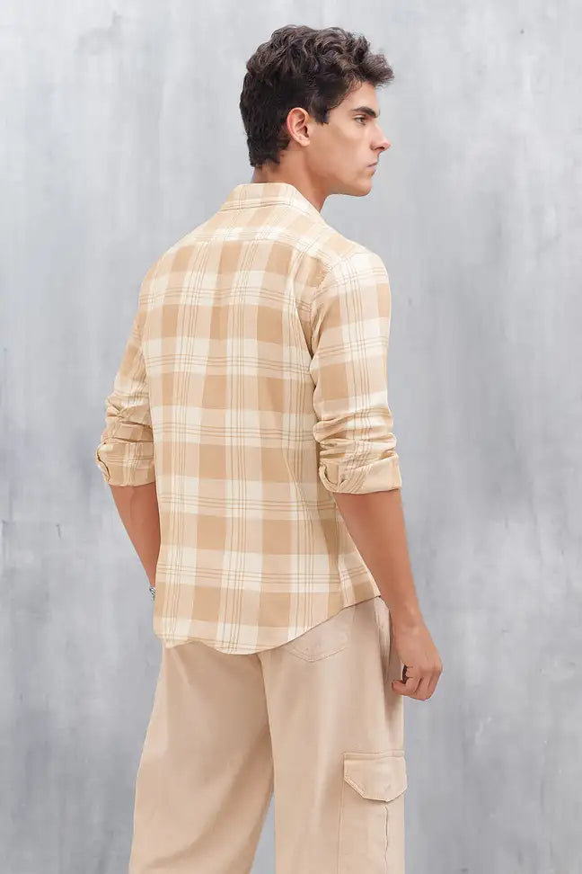 SHIRTZONE Men Checkered Casual ( Multicolor Shirt)